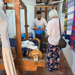 The hand woven cotton shirt I bought shrank by 1/2 when I washed