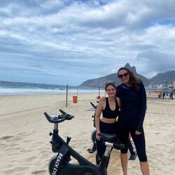 beach cycling um 7.05 (!) morgens😜🙌🏻