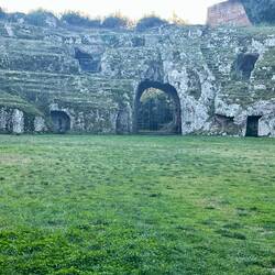 Amphitheatre carved from rock