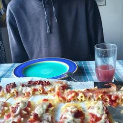 Nudel-Pizza 😊