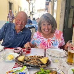 Thanksgiving dinner of sardines and octopus. Prefer turkey