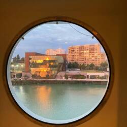 Seville through our port hole