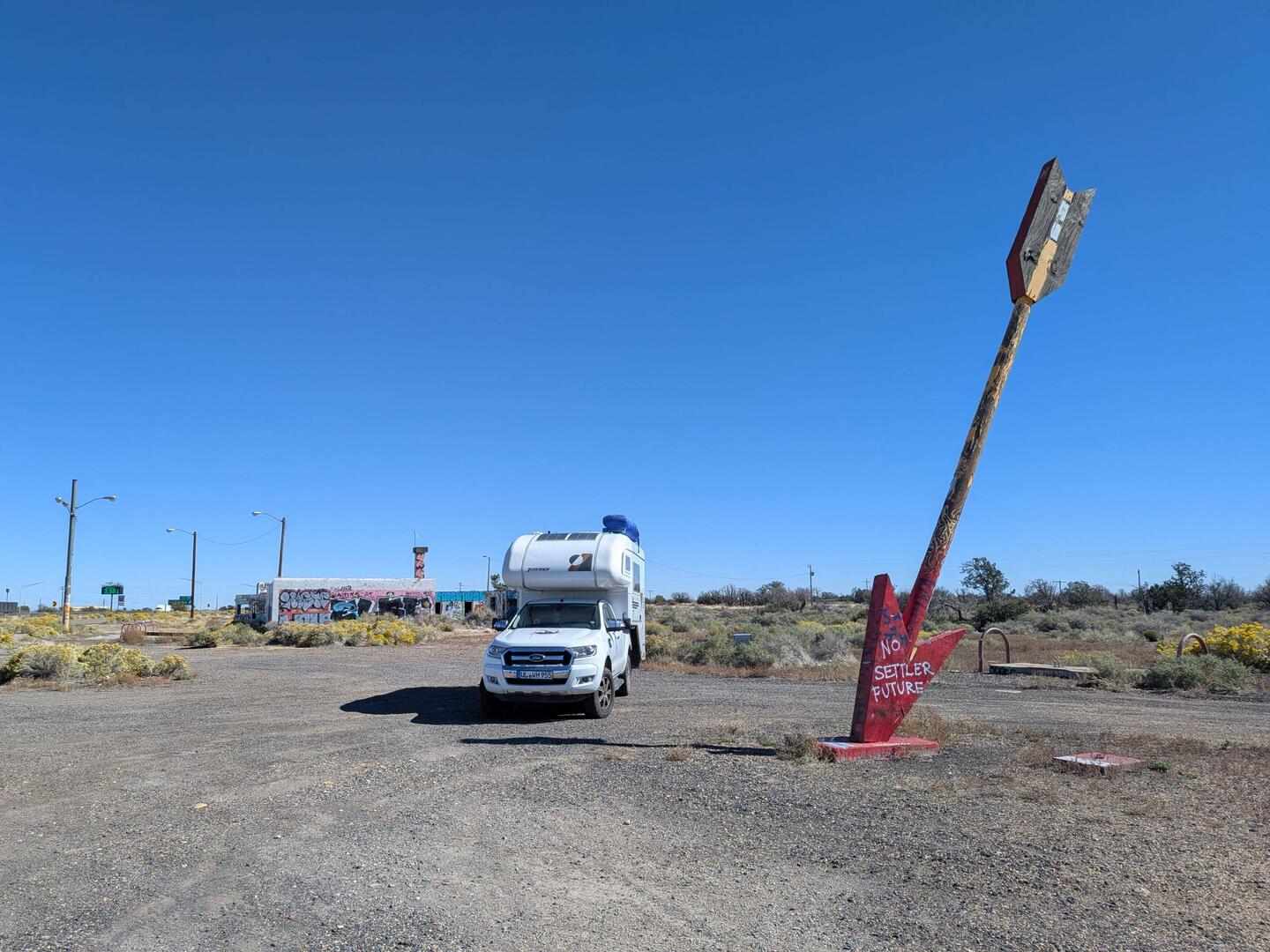 Two Arrows wo ist der zweite hin?