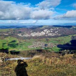 Ausblick vom Röti 1395 m ...