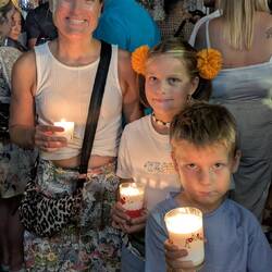 Bereit für die Prozession