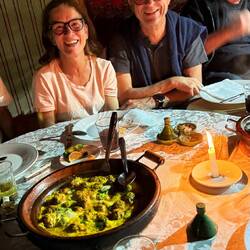 Am Abend wird dann lecker gekocht für uns