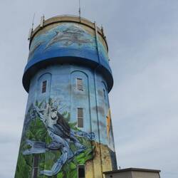 Water tower art - Stansbury