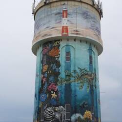Water tower art - Edithburgh