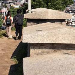 View from one spot on the wall.