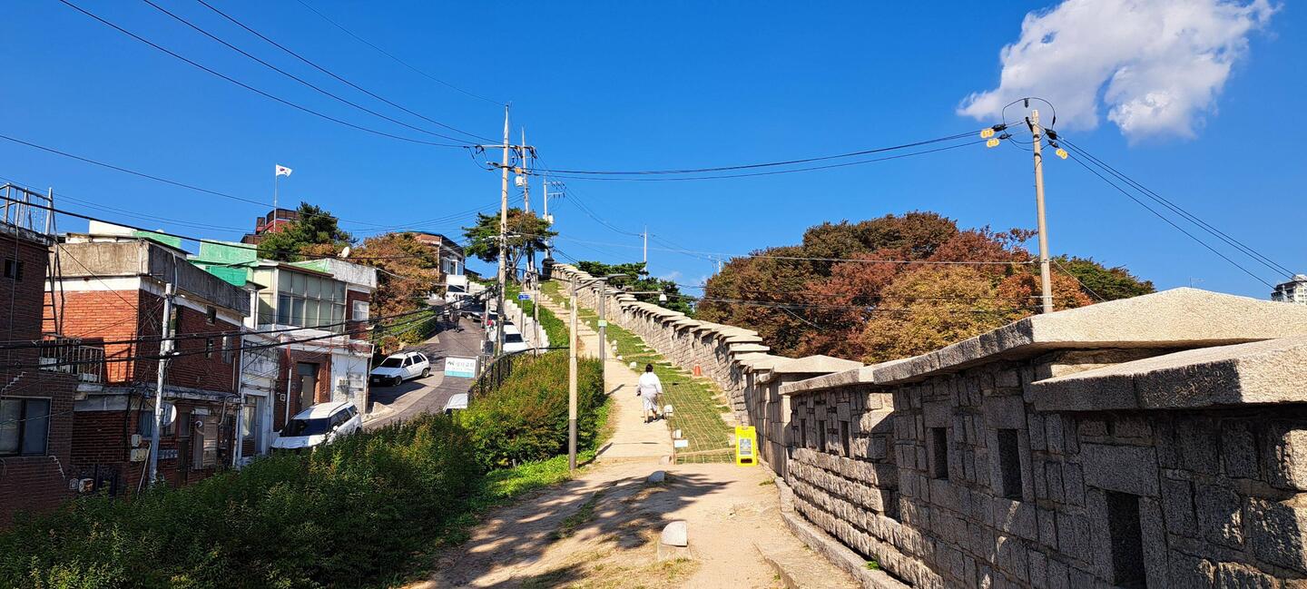 The wall is a 14th century landmark comprising 6 walking trails.