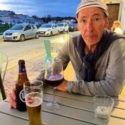 Well deserved glass of wine