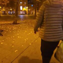 Back to our albergue after dinner