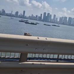 Mumbai skyline from.Marine drive