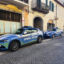 Alpha Romeo Italian pandas in Monterosi