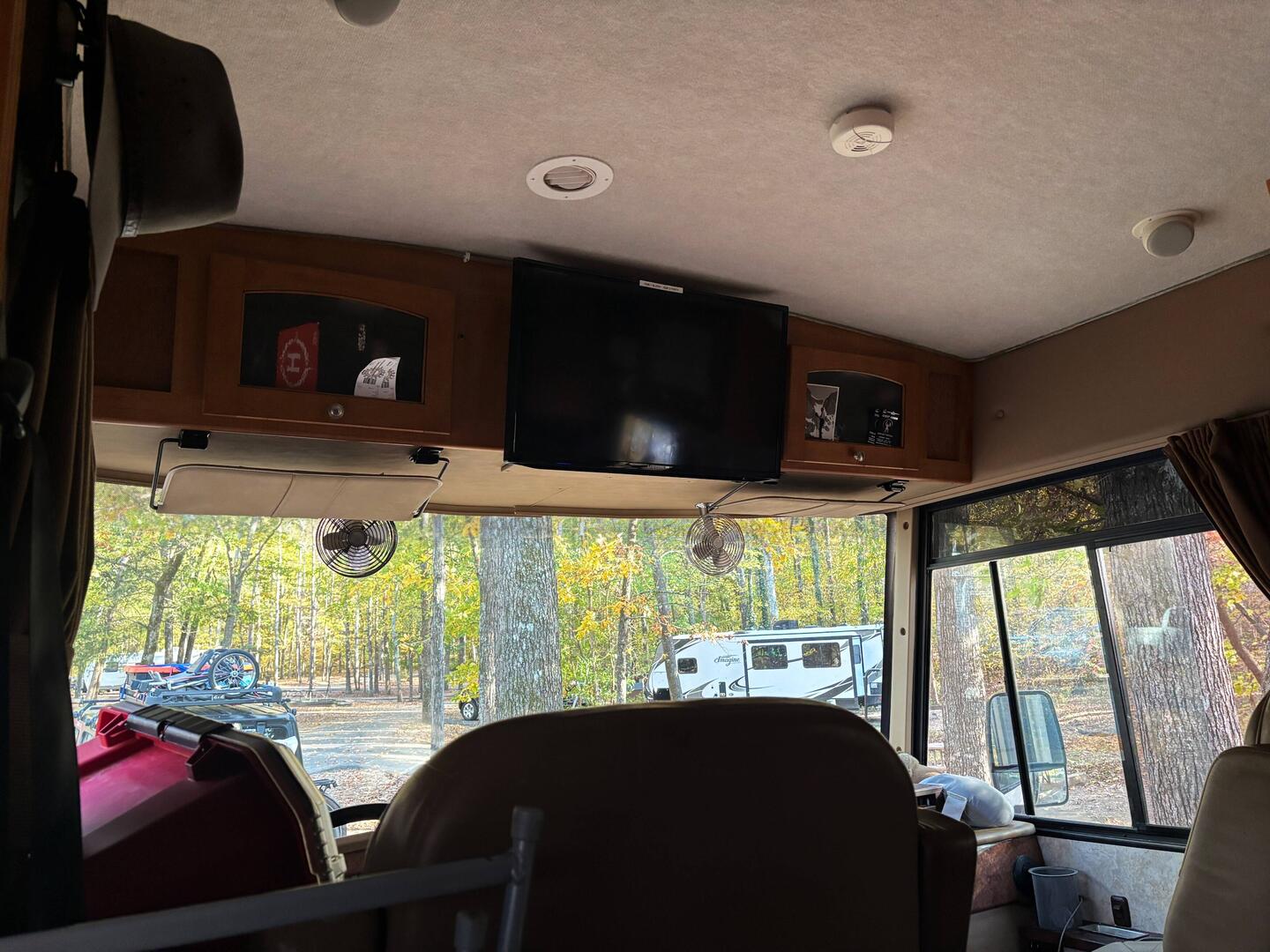 View from the motorhome