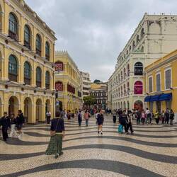 Die portugiesisch geprägte, wunderschöne Altstadt von Macau