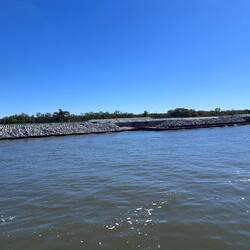 This is what you call 'loaded to the gunnels' (gunwales).