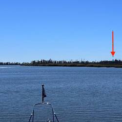 From the river we get our first sight of Mobile