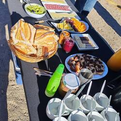 Ein wunderbares Frühstück gab s auch