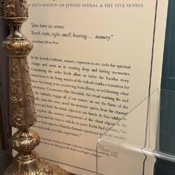 Mini-museum at Central Synagogue