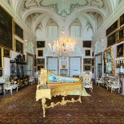 The Music Room is where the Stresa Conference was held in April 1935 — Isola Bella, Stresa.