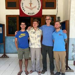 Three young Volunteers returning to the US in a few months