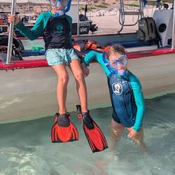 Bereit zum Schnorcheln