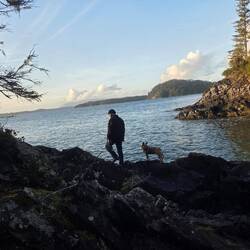 Ian auf der Suche nach der Sonne