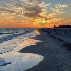 Sunset over Sanibel Island