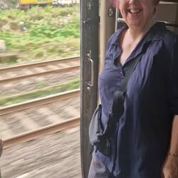 On the Mumbai trains..doors always open