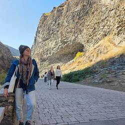 'Symphony of the Stones', an enormous basalt formation