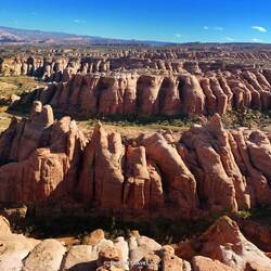 Wundervolle Landschaft am Rand der Canyonlands