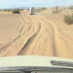 Sanddurchfahrten sind herausfordernd, machen aber Spaß!