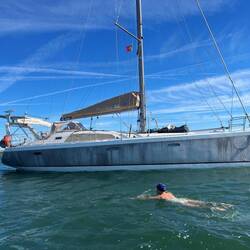 Swimming back to the boat is always my goal