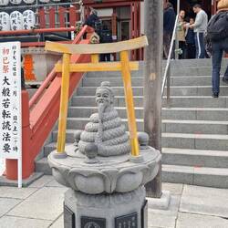 Der von Ka eingewickelt e " Mogli" ist der hier im Schrein verehrte Buddha