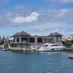 Wohnviertel am Wasser in Mandurah