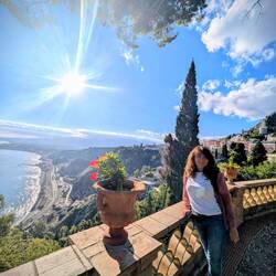 Im Stadtpark Taormina