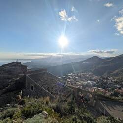 Auf dem Monte Tauro, Santuario Madonna della Rocca (346 mtr)