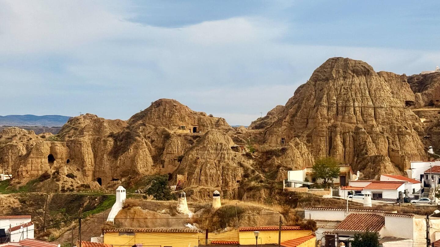 Magnifique paysage avec ses roches d'argiles...