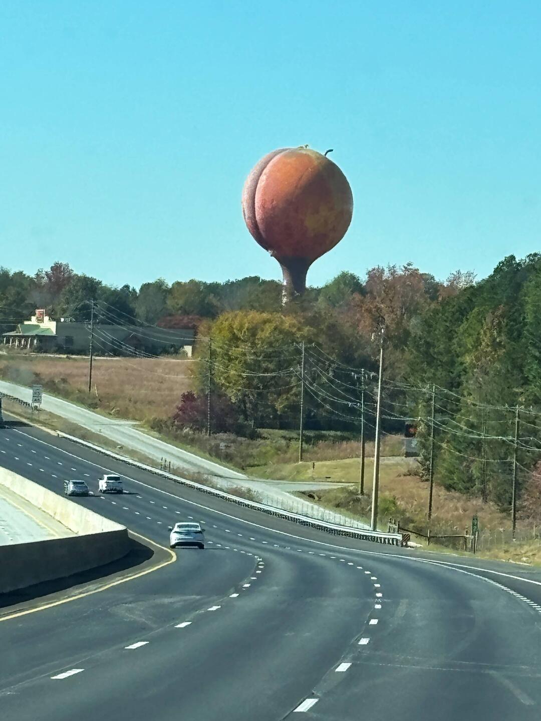 A Peachy Water Tower