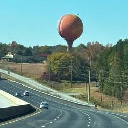 A Peachy Water Tower