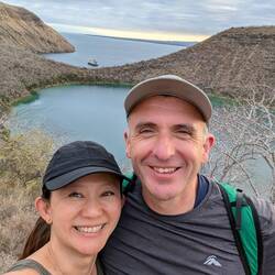 Tagus Cove at sunset