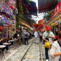 Old trolley runs by occasionally