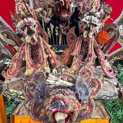 Gayah (offerings made of pig meat/skin) placate demonic 'bhuta kala'