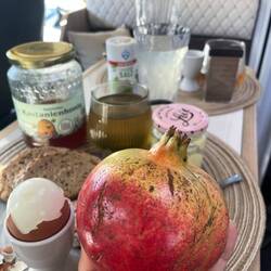Granatapfel zum Frühstück 👌🏻😀
