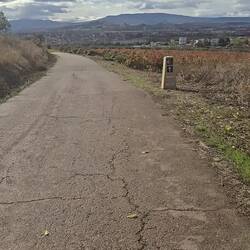 Logrono in the distance about 30 min away