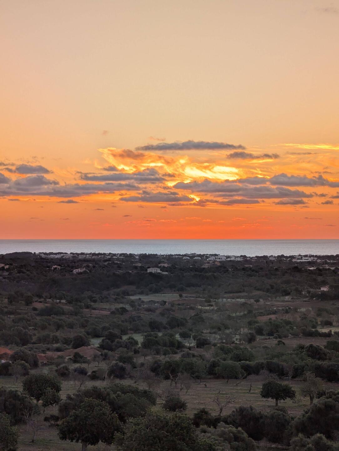 Sonnenaufgang vom Apartment aus