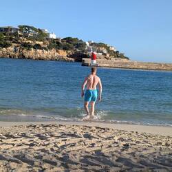 Schwimmen in Porto Cristo