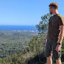 Blick nach Osten der Insel