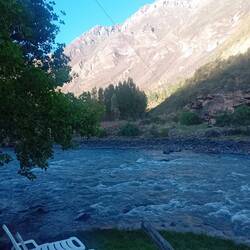 At Americo's Lodge, near the river